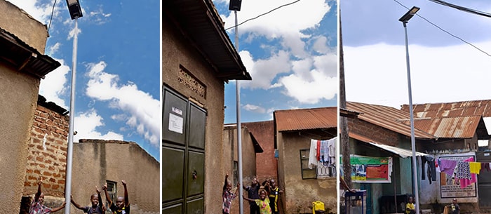 Dembe installs solar street lighting in Kampala slum