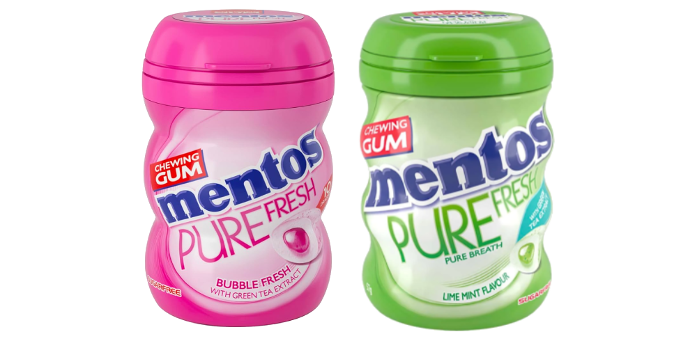 Mentos Jumbo Bottle Gum (105g/60pcs)