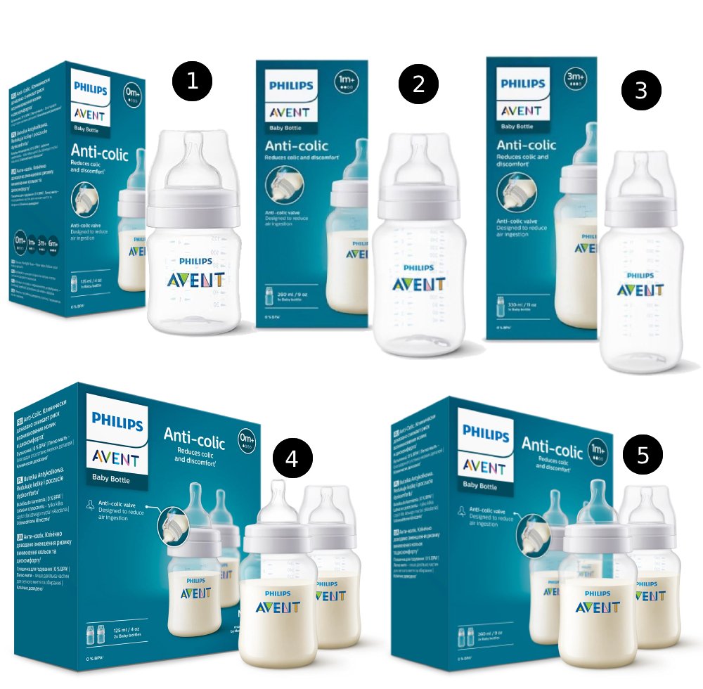 Anti Colic Bottles