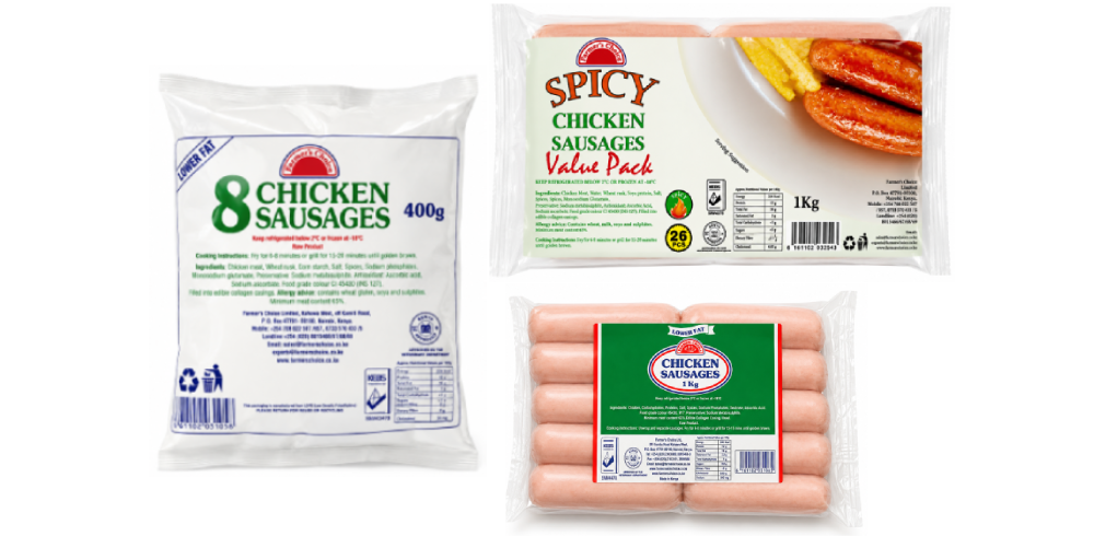 Chicken sausages