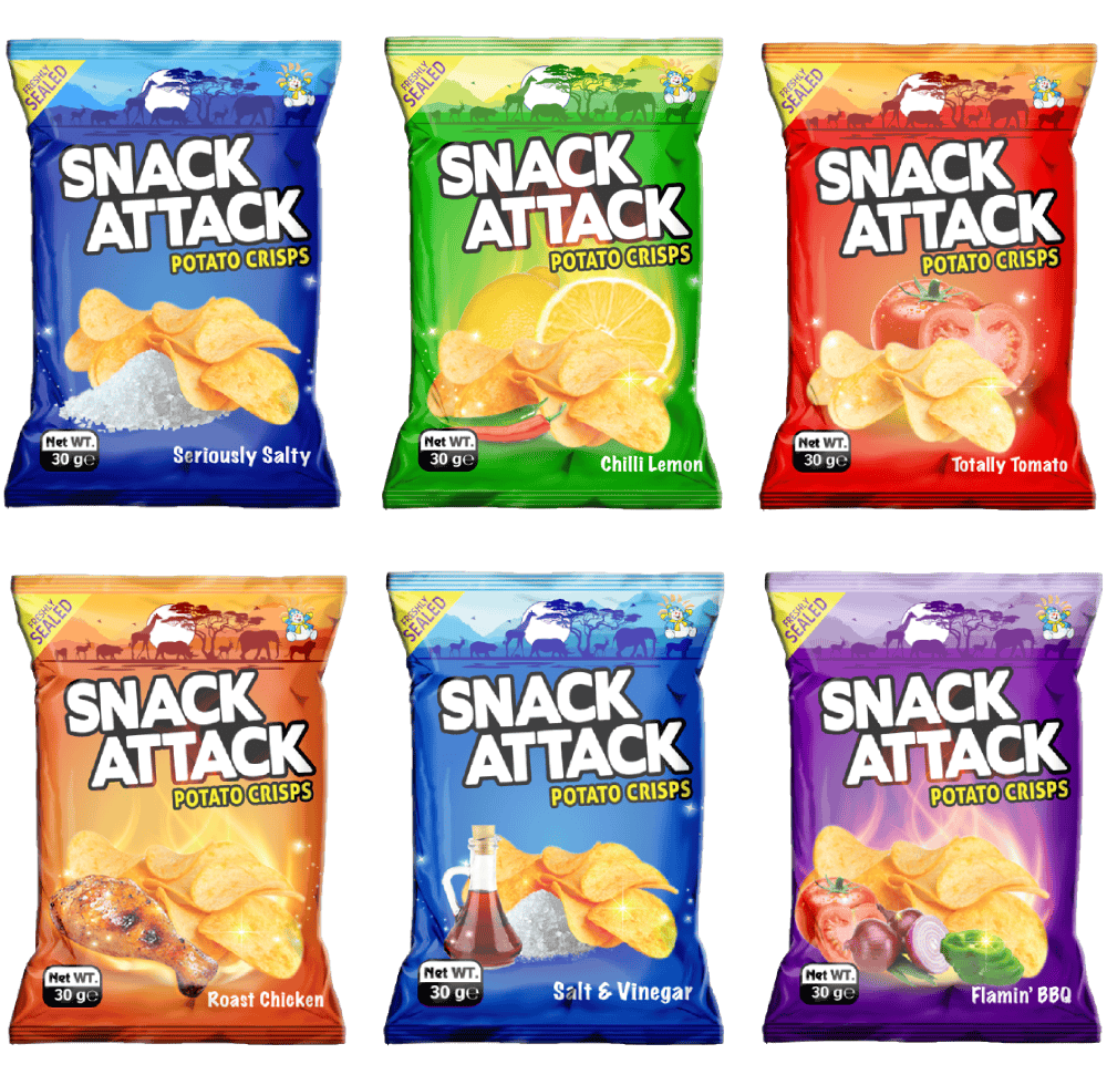 Snack Attack Plain Cut Crisps