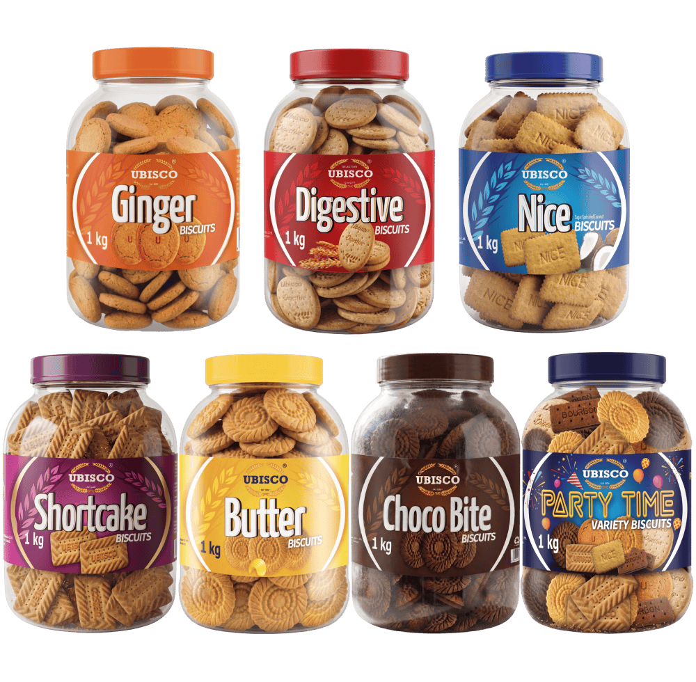 Ubisco Jar Biscuits - 1kg