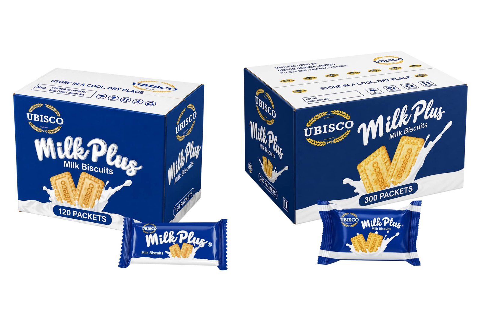 Milk Plus Biscuits - 120 Packets
