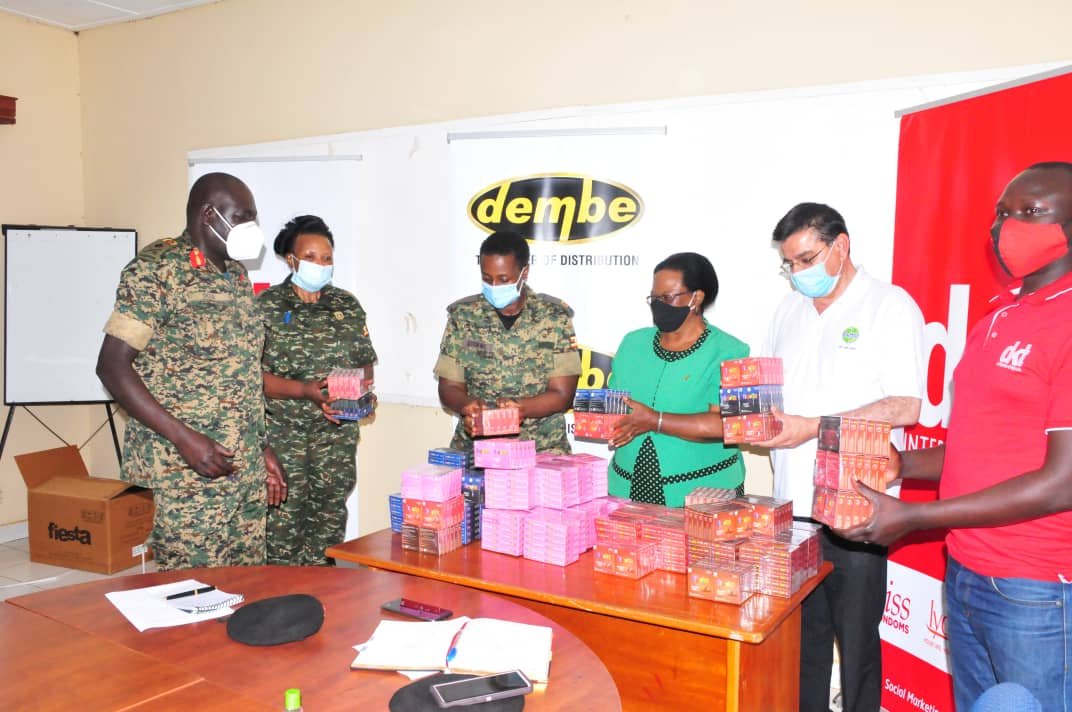 Dembe Group and DKT International donate UGX 2 Billion (USD 550,000) to UPDF (Uganda Peoples' Defence Force)