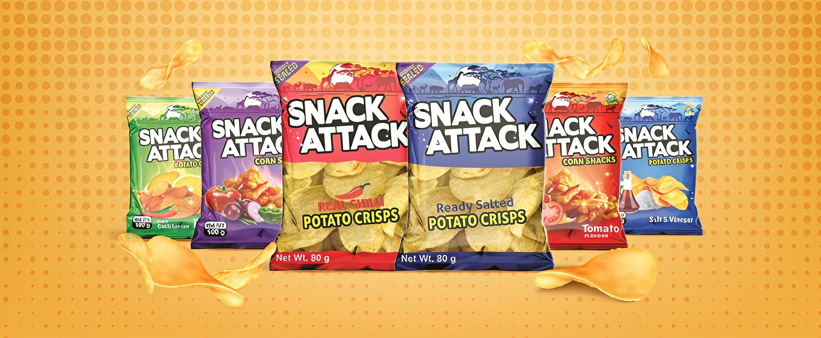 Snack Attack Potato Crisps