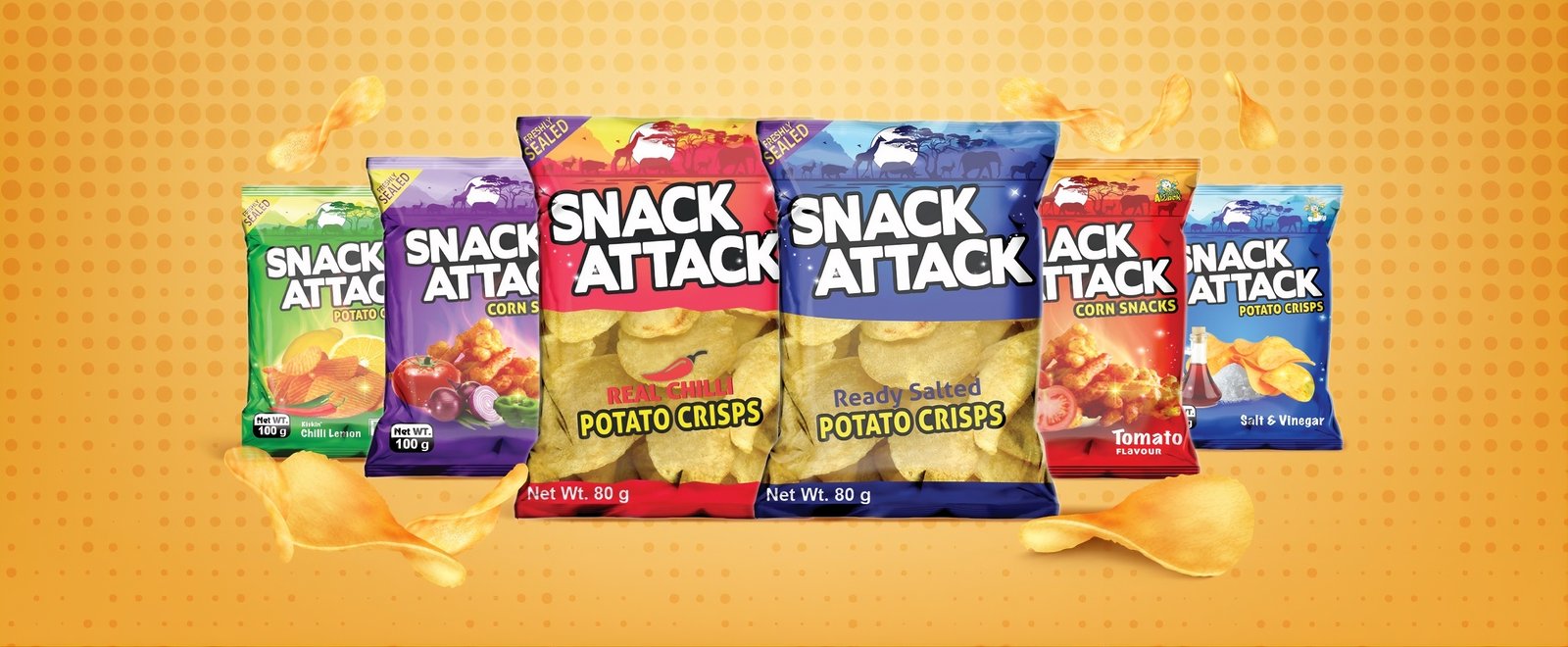 Snack Attack Potato Crisps