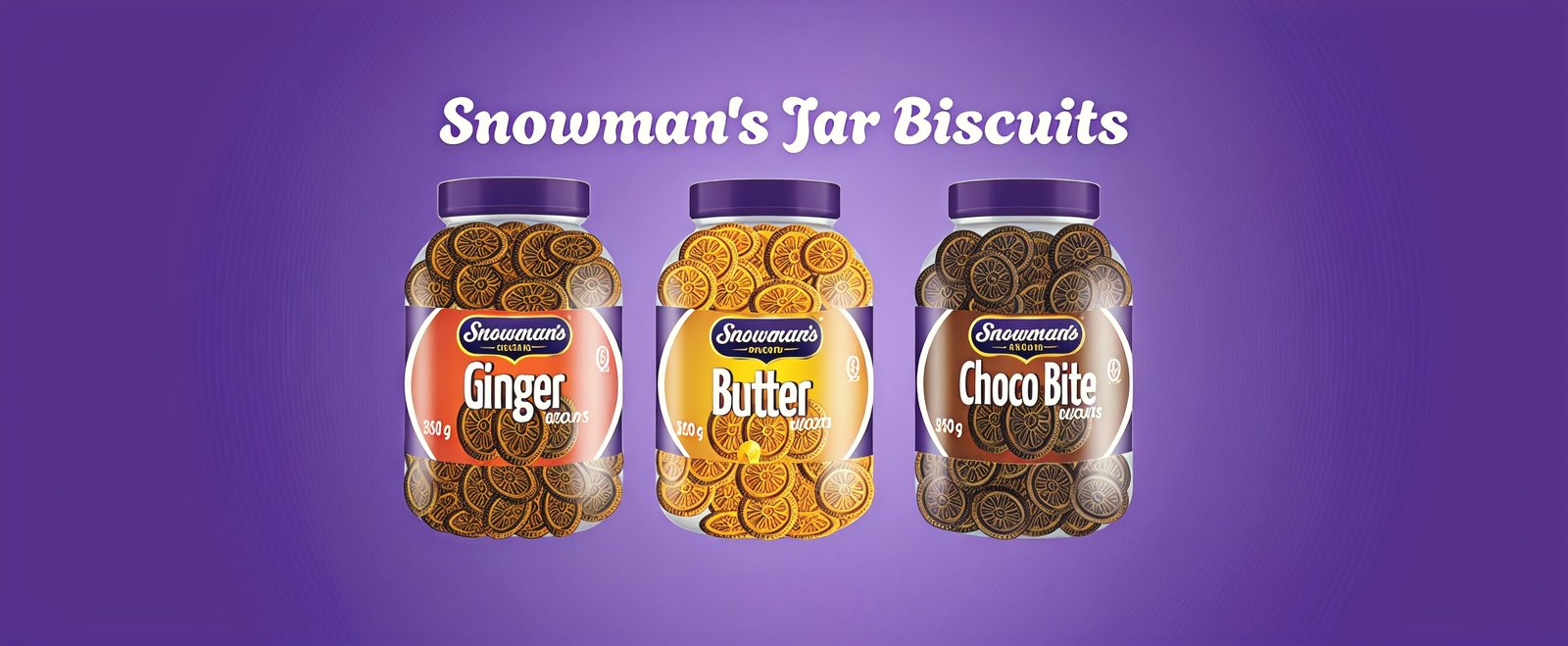 Snowman's Jar Biscuits