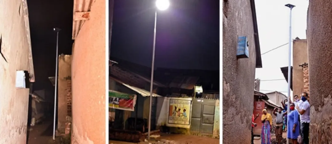 Dembe installs solar street lighting in Kampala slum